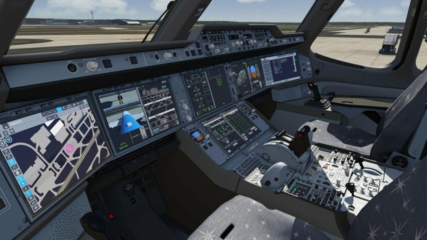 Flight training simulator